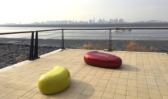 Chair Stone4 스툴의자 인테리어의자 벤치의자 디자인의자 야외용벤치 낮은의자 공원벤치